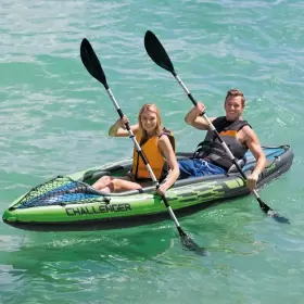 445038829835 INTEX Person Challenger Kayak Inflatable Blow Up #2