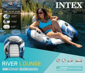 56837WL INTEX River Lounge Inflatable Water Float