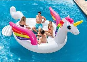 57266EP INTEX Inflatable Unicorn Island Pool Lounger Float