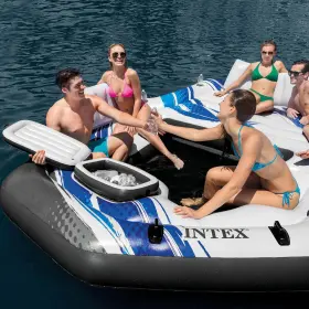 57272EP INTEX Inflatable Tropical Island Lounging Pool Float #2