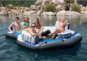 57272EP INTEX Inflatable Tropical Island Lounging Pool Float