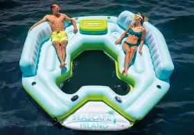 57273EP INTEX Seascape Island Inflatable Relaxation Float #2
