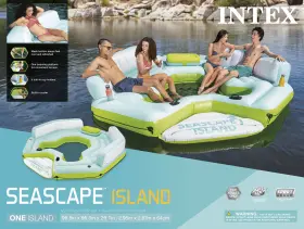 57273EP INTEX Seascape Island Inflatable Relaxation Float #3