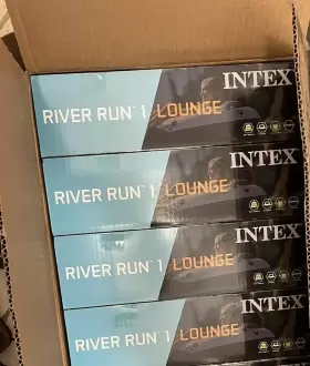 58825-6 INTEX River Lounge Inflatable Water Float Pack Sport #2
