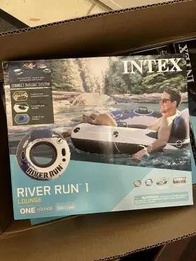 58825-6 INTEX River Lounge Inflatable Water Float Pack Sport