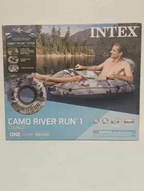 58835EP INTEX River Inflatable Float Lounge Camo Water Tube