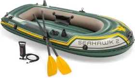 617999487974 INTEX Seahawk Inflatable Boat Deluxe Oars High