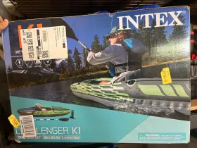 68305 INTEX Challenger Inflatable Kayak Paddle Box
