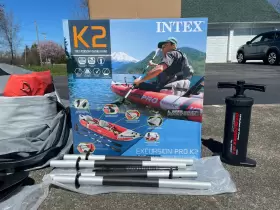 68309EP INTEX Excursion Pro Person Inflatable Kayak Paddels #3