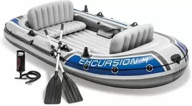 68324EP INTEX Excursion Boat Oars Pump Bent Box Inflatable