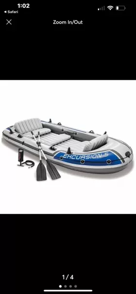 68325EP INTEX Excursion Inflatable Boat Set Oars High #2