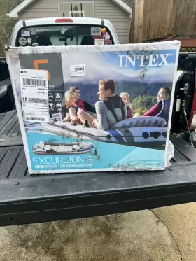 68325EP INTEX Excursion Inflatable Boat Set Oars High