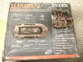 68340EP INTEX Realtree Camo Seahawk Boat Inflatable Raft Box