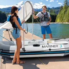 68383CA INTEX Mariner Person Boat Set Bimini Top #2