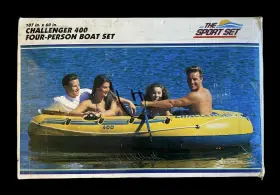 68393Q INTEX Nos Challenger Inflatable Person Raft Boat