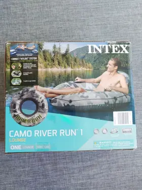 744759291363 INTEX Camo River Inflatale Lounge Float Water #2