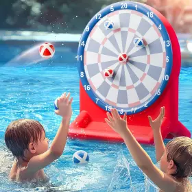2202-A IPLAY Ilearn Pool Wave Kids Fun Toys Inflatable Dart