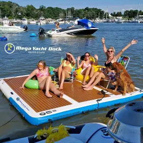 Mega-dock ISLAND HOPPER Inflatable Yacht Bumper Rails