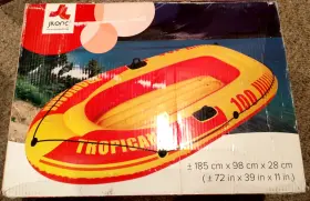 7219 JILONG Tropicana Inflatable Boat Raft Pool Float #2