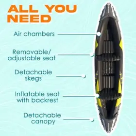 701152106424 KEYSTONE PEAK Kp Inflatable Kayak Person Sun #2
