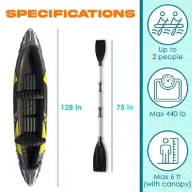 701152106424 KEYSTONE PEAK Kp Inflatable Kayak Person Sun #3