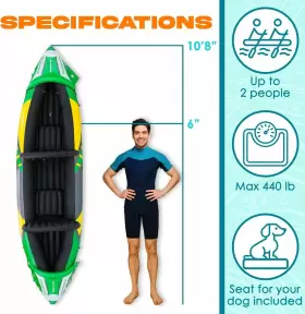 KAYAKG1 KEYSTONE PEAK Inflatable Kayak Awning #3