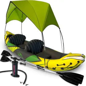 KEINF6431 KEYSTONE PEAK Kp Inflatable Kayak Person Sun Canopy