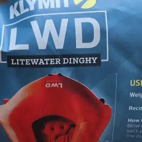 K1432-MA-002-2001 KLYMIT Litewater Dinghy Lwd Inflatable Raft