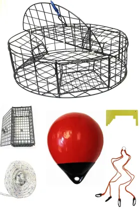 882746036808 KUFA Sports Coated Steel Wire Crab Trap