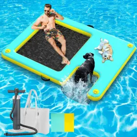 D2503 LESOTC Inflatable Floating Dock Dog Boat Ramp