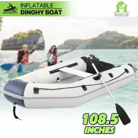 MAG-A50-INB-002-106-GYWH MAGSHION Inflatable Boat Fishing