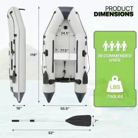 MAG-A50-INB-002-118-GYWH MAGSHION Inflatable Boat Rafting #3