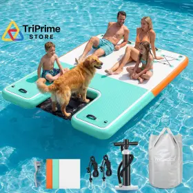 P840401479667 MOKO Inflatable Floating Dock Air