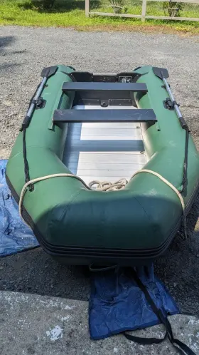 300TLK NU WAVE Inflatable Raft Floor Oars River Boat