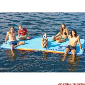 2231562 OVERTONS Splash Dock Boat Inflatable Water Platform #2