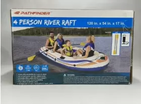 WM34116 PATHFINDER Person Inflatable River Raft Boat #2