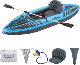445020284277 PROMARINE Person Inflatable Kayak Set Blow Up