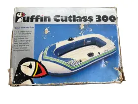 M130 PUFFIN Nos Cutlass Inflatable Boat Deflated Pvc