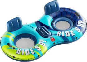 726084782662 QPAU Inflatable Double River Tube Person