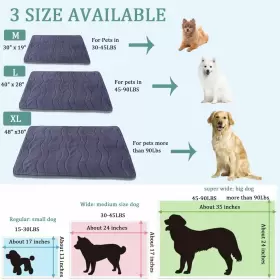 724087934965 REEZEIVI Dog Mat Anti Slip Bottom Air Mesh Pet #3