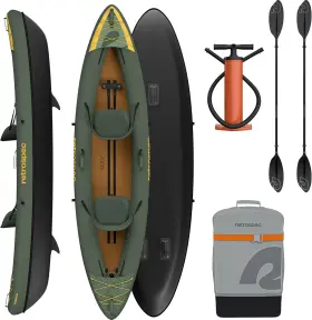 6469 RETROSPEC Coaster Single Tandem Inflatable Kayak Wild