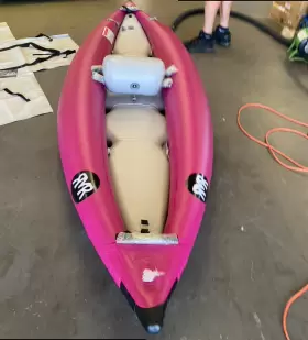 IK126 ROCKY MOUNTAIN Inflatable Kayak Rmr Rafts Raspberry