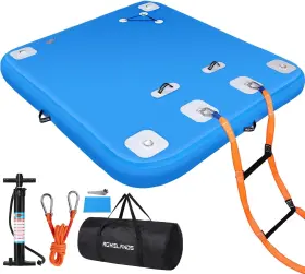 US-RML-IFD-SS-BLU-1816 ROMELANDS Inflatable Floating Dock Air