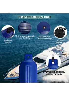 BFS001-JTU-BLK SAILORTENX Boat Fenders Inflatable Marine #3