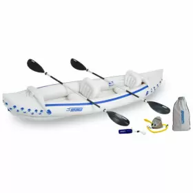 SE370KD SEA EAGLE Deluxe Person Inflatable Kayak Canoe Un Box