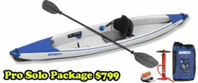 393RL SEA EAGLE Razorlite Pro Solo Kayak Frees
