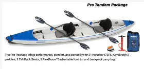 473RL SEA EAGLE Razorlite Tandem Kayak Pro Inflatable Stitch