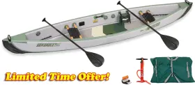 LESWT065I526 SEA EAGLE Inflatable Travel Canoe Frees Warrant