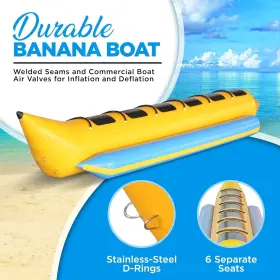 SLBBFL6 SERENELIFE Inflatable Banana Boat Box