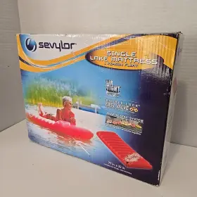 076501039245 SEVYLOR Coleman Deluxe Mattress Air Raft Float